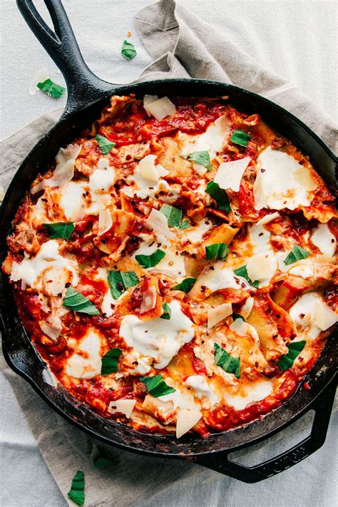 Skillet Lasagna Just Say Yum Cooked In Just One Skillet On The