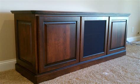 Hand Crafted Maple Tv Consolemedia Center By Speck Custom Woodwork