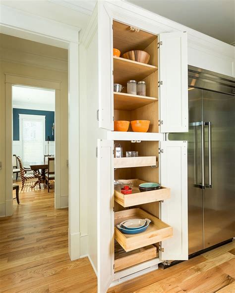 Beautiful Tall Kitchen Pull Out Pantry Farmhouse Hardware For Cabinets