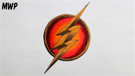How To Draw The Flash Logo Step By Step