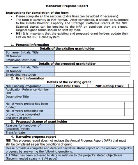 In this context it does not include project related information that. FREE 17+ Sample Handover Reports in PDF | MS Word | Google ...