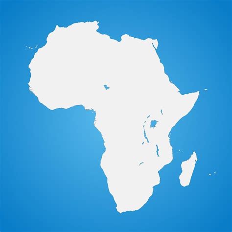 La Mappa Politica Dettagliata Del Continente Africano Con I Confini Dei