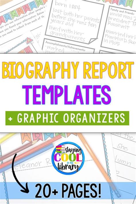 Biography Report Graphic Organizer