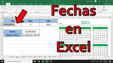Excel Formulas Para Fechas Como Colocar Fechas Actuales Automáticas