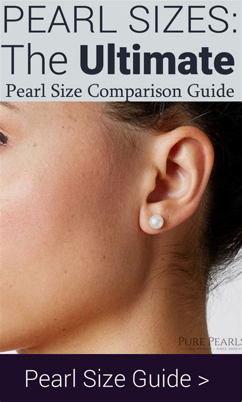 Pearl Size Chart On Ear