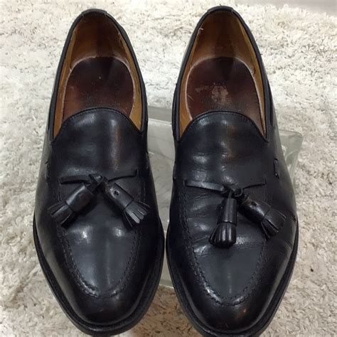 Allen Edmonds Shoes Allen Edmonds Black Leather Grayson Tassel Loafers 8d Poshmark