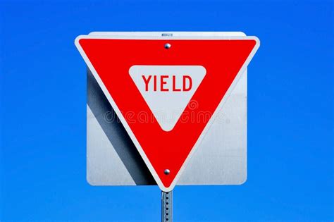 Yield Sign In Spanish Stock Photo Image Of Order Square 34984352