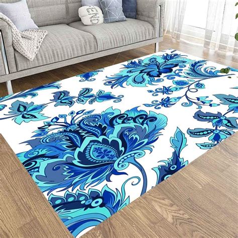 Capsceoll Area Rugs Abstract Area Rugbeautiful Vintage Ornament Bright