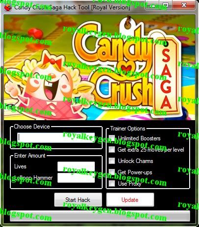 To get started, click on one of the help. Royal Cheats: Candy Crush Saga Hack Tool FREE 2013