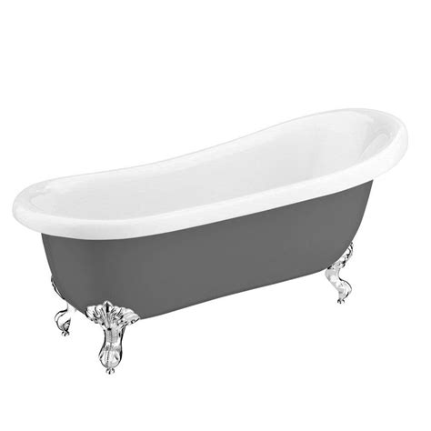 Astoria Grey 1710 Roll Top Slipper Bath W Ball Claw Leg Set