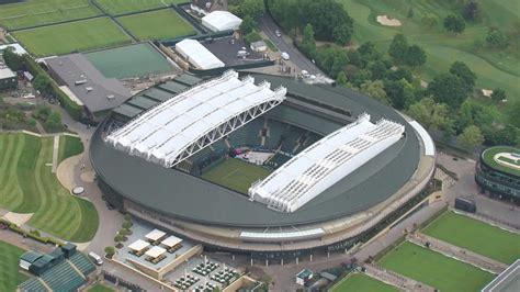 The court surface at wimbledon has always been real grass, hence 'lawn tennis', although clay courts and synthetic indoor courts also exist at the complex for training purposes. Wimbledon: No 1 court roof unveiled with star-studded ...