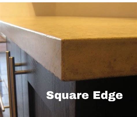 Square Edge Countertop Profile Design Basics Countertops Edges