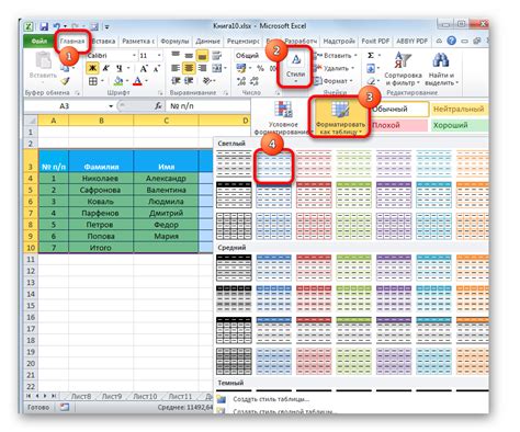 Formatowanie tabel w Excelu Jak formatować stoły Przewodnik krok po kroku Zdrowe jedzenie w