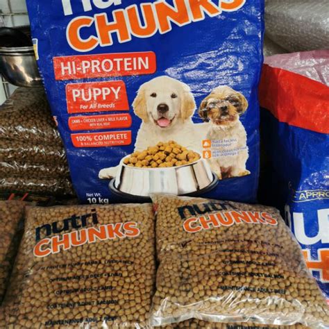 Nutri Chunks Nutrichunks High Protein For Puppies 1kilo Shopee