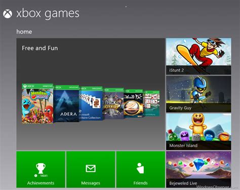 Windows 8 Xbox Games App Receives An Update To Enhance Info And