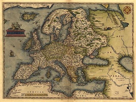 Pod Koniec Xiv Wieku Trębacz - Mapa wykonana pod koniec XVI wieku przez Abrahama Orteliusa.
