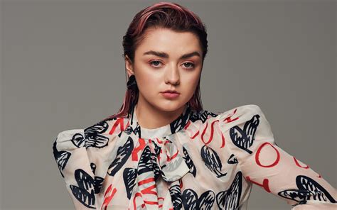Download English Brunette Actress Celebrity Maisie Williams 4k Ultra Hd