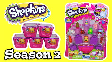 Shopkins Season 2 Baskets And 12 Pack Youtube