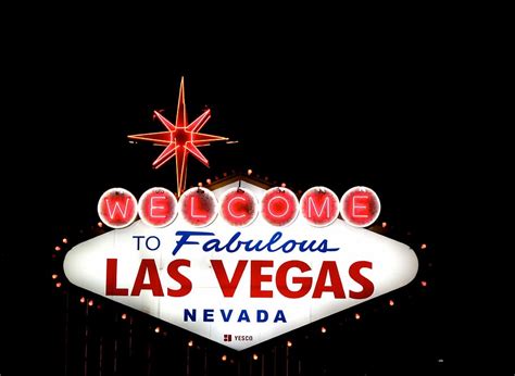 Hd Wallpaper Welcome To Las Vegas Hd White Blue And Yellow Welcome To