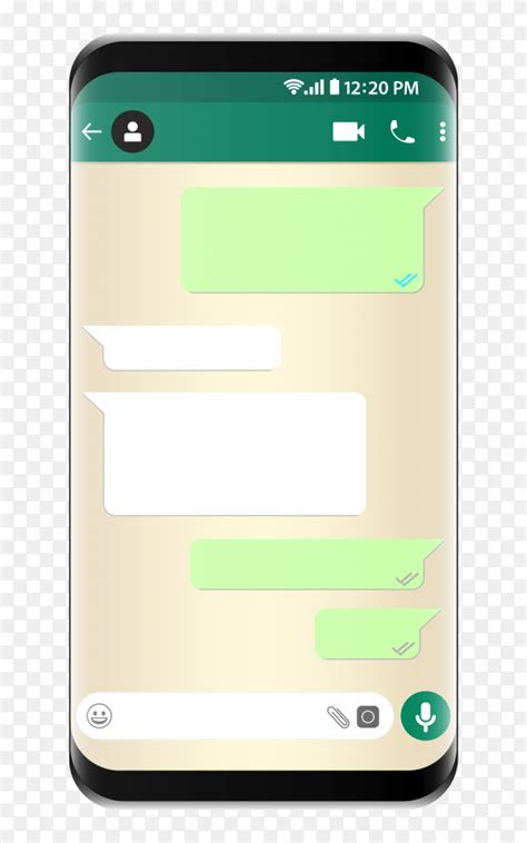 Chat Whatsapp Template Phone Png Similar Png