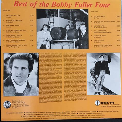 The Bobby Fuller Four — Best Of The Bobby Fuller Four Vinyl Distractions