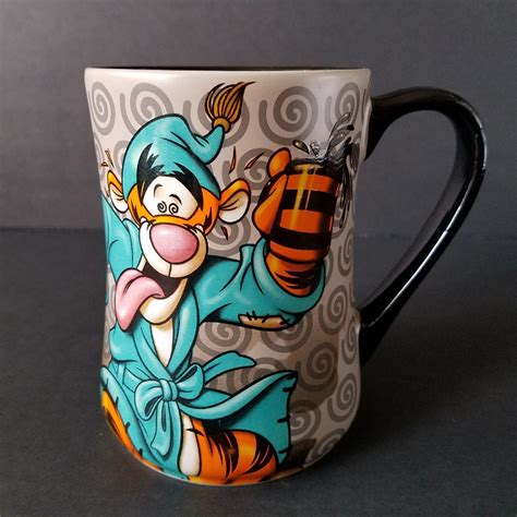Disney Tigger Coffee Mug Wired For Another Day Winnie The Pooh Cup Tall