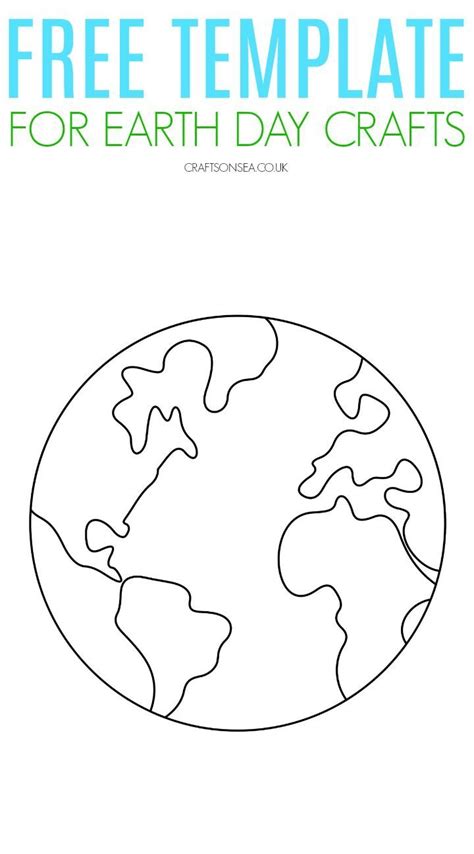 Earth Template Free Printable Pdf Earth Day Crafts Earth Day
