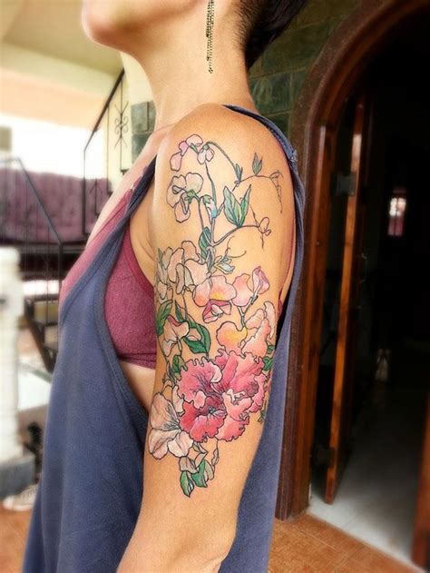 Pink Flowers Arm Best Tattoo Ideas And Designs Tattoos For Women