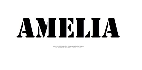 Amelia Name Images Clipart Best