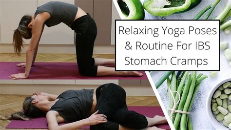 Easy Yoga Routine And Poses For Ibs Stomach Cramps Youtube
