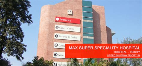 Max Super Speciality Hospital Mohali Sector 56 A Tricity