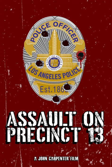 Assault On Precinct 13 1976 Minimalist Poster By Fearoftheblackwolf