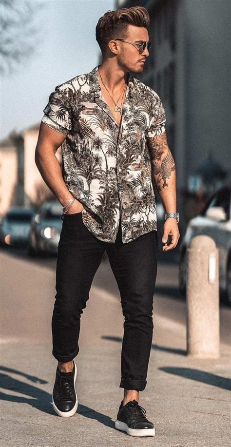 10 Floral Shirts To Up Your Next Summer Style Look Shirt Outfit Men Men Fashion Casual Shirts
