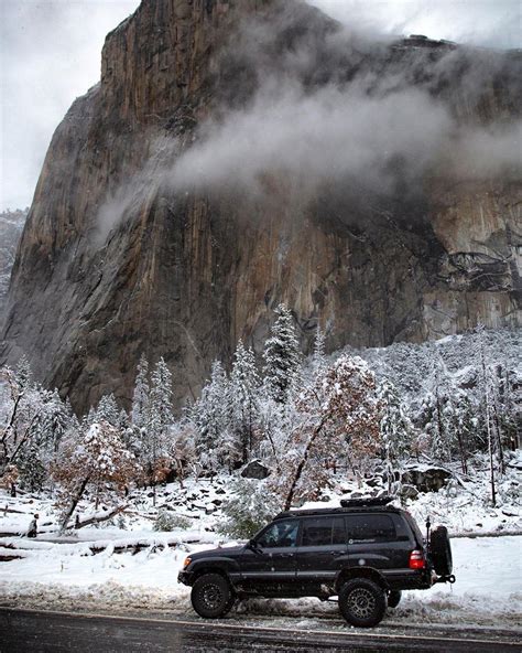 Underneath El Capitan Yosemite Valley Over Thanksgiving The Snow Was