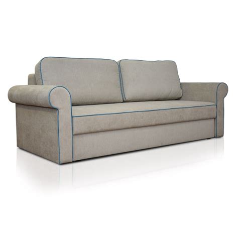 Our sofa's deep seat and curved back encourages relaxing on the porch or sitting by the pool. Sofa rozkładana Manchester