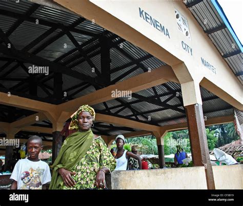 Kenema City Market Sierra Leone Stock Photo Alamy