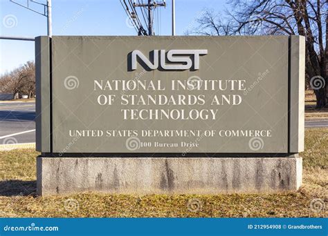 Entrance Of The Gaithersburg Campus Of National Institute Of Standards