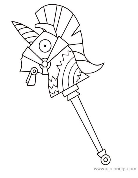 Fortnite Bitemark Pickaxe Coloring Page Coloring Page Central Porn