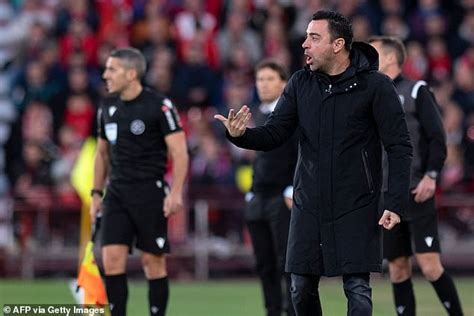 Sport News Barcelona Furious Boss Xavi Lays Into His Players After Almeria Loss Trends Now