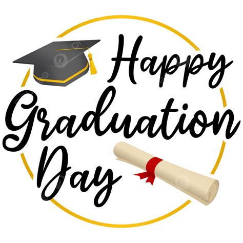 Happy Graduation Day Clipart Hd Png Happy Graduation Day Lettering