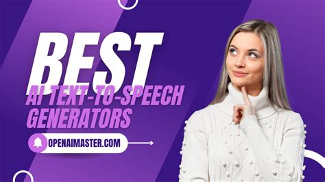 Best Ai Text To Speech Generators Open Ai Master