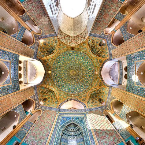 Mesmerizing Interiors Of Irans Mosques Captured In Rare Photographs By