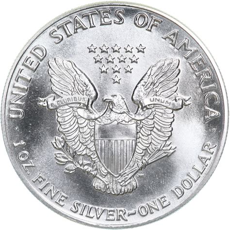 1988 American Silver Eagle 1 Oz Gem Brilliant Uncirculated Coin Dave