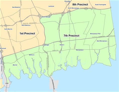 Nassau County Precinct Map Map Distance