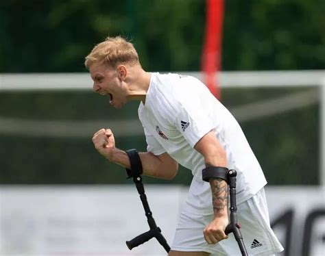 Manchester Footballers Help England Amputee National Team Win First