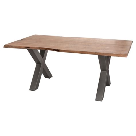 Contemporary Rustic Wooden Grey Dining Table Interior Flair