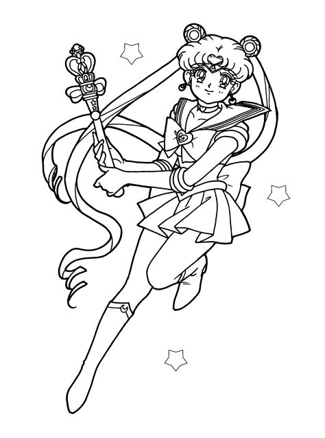 Sailor Moon Coloring Book Scans Sailor Moon Coloring Pages Coloring Images And Photos Finder