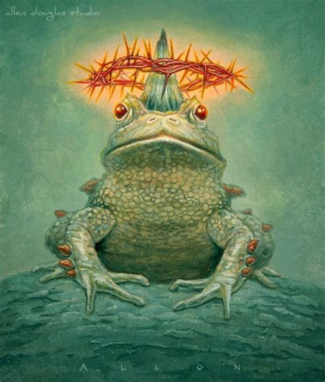 Allen Douglas Frog Frog Art Fantasy God