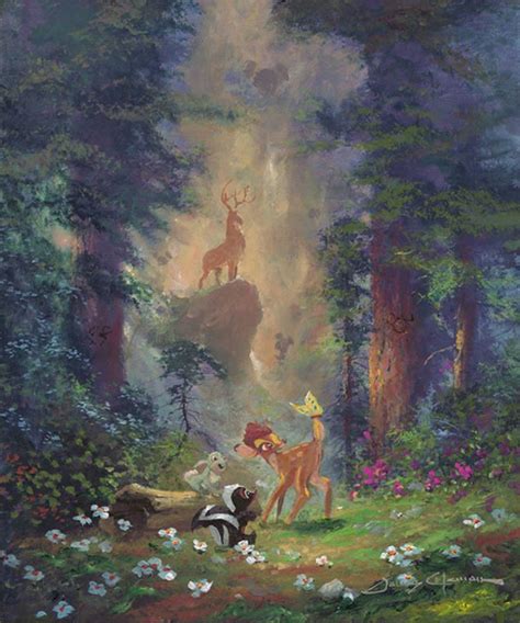 Disney Fine Art Discovery James Coleman Bambi Disney Disney Fine