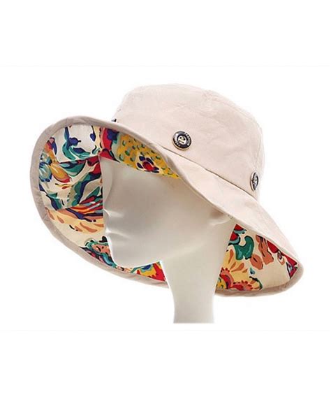 Packable Extra Large Brim Floppy Sun Hat Reversible Upf 50 Beach Sun Bucket Hat Beige Cx17yyy8umn